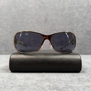 Vintage Oakley Eternal Y2k Sunglasses Bronze Metal Frame Brown Marble 56-18 125